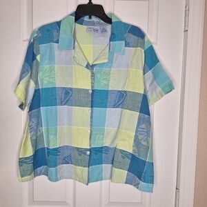 Jane Ashley vintage Top Size 1X